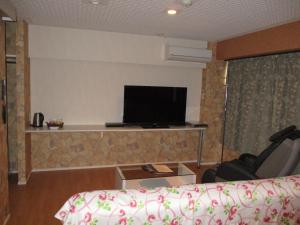 TV a/nebo společenská místnost v ubytování Town Hotel 41