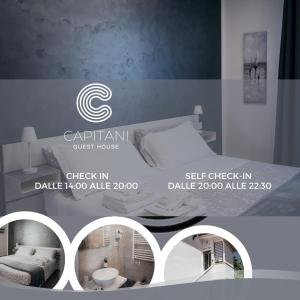 Postel nebo postele na pokoji v ubytování Capitani Guest House