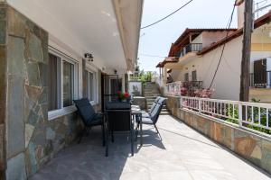 Balkón nebo terasa v ubytování Silvia's Haus