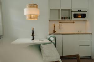 Kuchyňa alebo kuchynka v ubytovaní Apartment Hotel Pfeifer