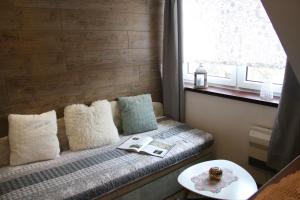Postel nebo postele na pokoji v ubytování Garden Atelier Lednice