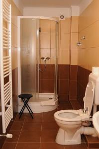 A bathroom at Hotel Halászkert Badacsony