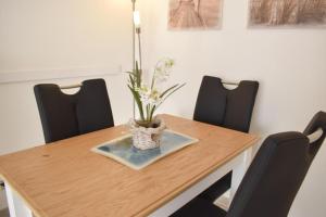 Posezení v ubytování Ferienwohnung Seesternresidenz App.12