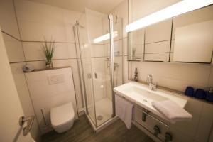 Koupelna v ubytování Ferienwohnung Seesternresidenz App.12