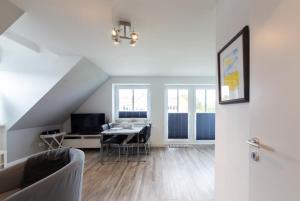 Posezení v ubytování Ferienwohnung Sommerwind