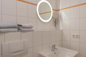 Koupelna v ubytování Ferienwohnung Sommerwind