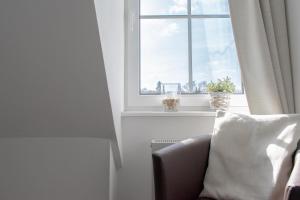 Postel nebo postele na pokoji v ubytování Ferienwohnung Strandnah