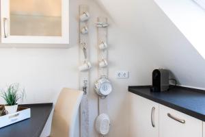 Kuchyň nebo kuchyňský kout v ubytování Ferienwohnung Ausblick + 24 fotografií