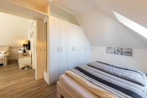 Postel nebo postele na pokoji v ubytování Ferienwohnung Ausblick
