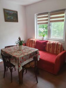 Posezení v ubytování Casa Maksai