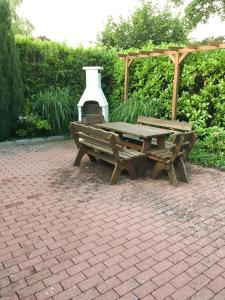 Zahrada ubytování Ferienwohnung Strandbude 11 -Timmendorfer Strand