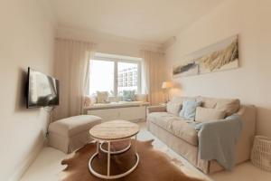 Posezení v ubytování Ferienwohnung Ankerplatz