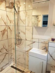 Koupelna v ubytování Ferienhaus Carl + 17 fotografií