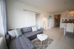 Posezení v ubytování Ferienwohnung Meeresstrand