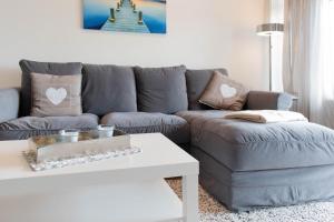 Posezení v ubytování Ferienwohnung Muschelsucher