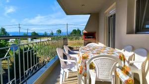 Μπαλκόνι ή βεράντα στο Michaela's apartment in Fanari