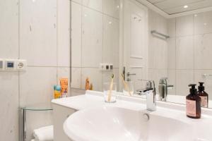 Koupelna v ubytování Ferienwohnung Residenz App 149 - Timmendorfer Strand + 16 fotografií