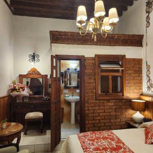 Koupelna v ubytování HOTEL CASA BAEZ