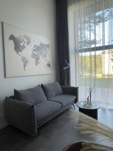 Khu vực ghế ngồi tại ALBATROSS LOFT STUDIO 54 apartamenti pie jūras ar terasi