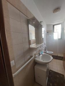 Koupelna v ubytování B&B "Sara"