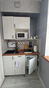 Kuchyňa alebo kuchynka v ubytovaní Apartamenty u Rzepióra