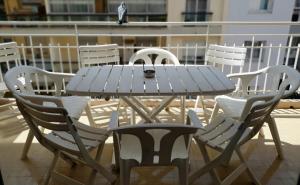 Balkón nebo terasa v ubytování Family appartment