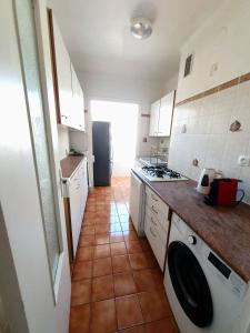 Kuchyň nebo kuchyňský kout v ubytování Family appartment