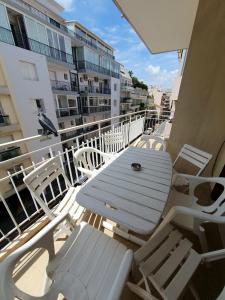 Balkón nebo terasa v ubytování Family appartment
