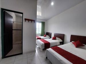 Postel nebo postele na pokoji v ubytování Hotel PARAMO LIDERATO