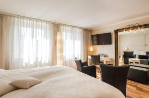 Krevet ili kreveti u jedinici u okviru objekta Hotel des Balances