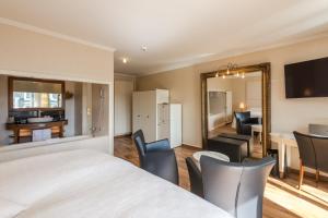 Krevet ili kreveti u jedinici u okviru objekta Hotel des Balances