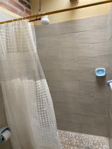 Koupelna v ubytování Casa Hotel Loma Wasi en Cotacachi