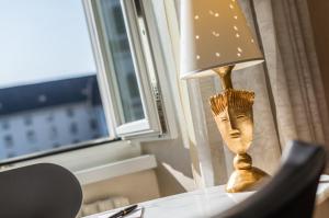Prostor za sedenje u objektu Hotel des Balances