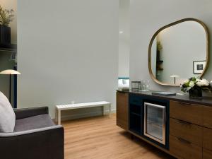 Köök või kööginurk majutusasutuses Acqua Hotel
