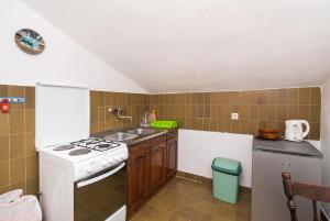 Kuchyň nebo kuchyňský kout v ubytování Apartments Marija