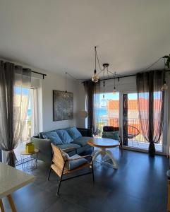 Posezení v ubytování Apartments Bogic