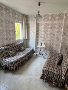 Posezení v ubytování Bargilya Bodrum Yazlık Villa