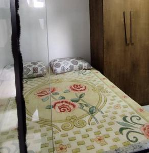 Ένα ή περισσότερα κρεβάτια σε δωμάτιο στο Residencial Parque Douat