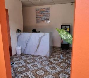 Χώρος καθιστικού στο Hotel Munch