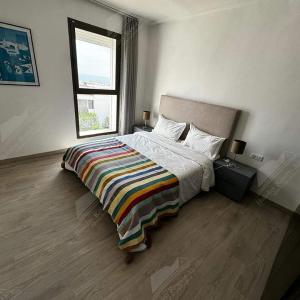 Postel nebo postele na pokoji v ubytování Summer By The See 3 Bedroom Taghazout Bay Tamourit + 8 fotografií
