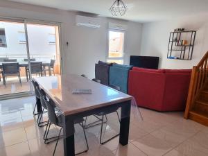 Część wypoczynkowa w obiekcie T4 climatisé à 2 min de la plage, parking privé, terrasse, pour 6 pers - Banyuls-sur-Mer - FR-1-309-359