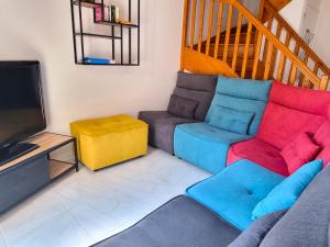 Część wypoczynkowa w obiekcie T4 climatisé à 2 min de la plage, parking privé, terrasse, pour 6 pers - Banyuls-sur-Mer - FR-1-309-359