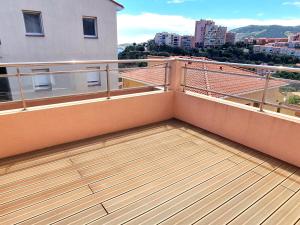 Balkon lub taras w obiekcie T4 climatisé à 2 min de la plage, parking privé, terrasse, pour 6 pers - Banyuls-sur-Mer - FR-1-309-359