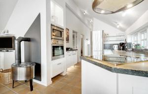Una cocina o cocineta en Stunning Home In Allingåbro With Wifi