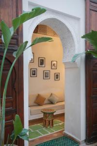 Posezení v ubytování Riad N'S & Spa