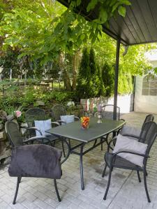 Zahrada ubytování Apartmány Hrázní