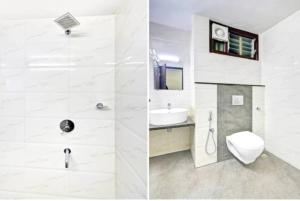 Koupelna v ubytování PPH Living TriColours Hotel Gandhipuram