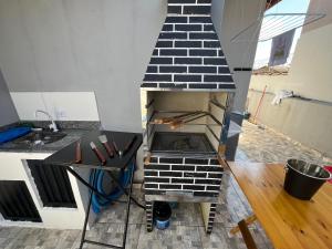 Køkken eller tekøkken på Casa de Praia do Dema com Piscina prox Praia