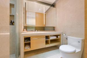 Koupelna v ubytování Snug Gaokong Jiangjing Hotel