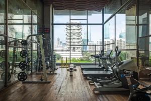 Fitness centrum a/nebo fitness zařízení v ubytování Satori by Kozystay - Sudirman